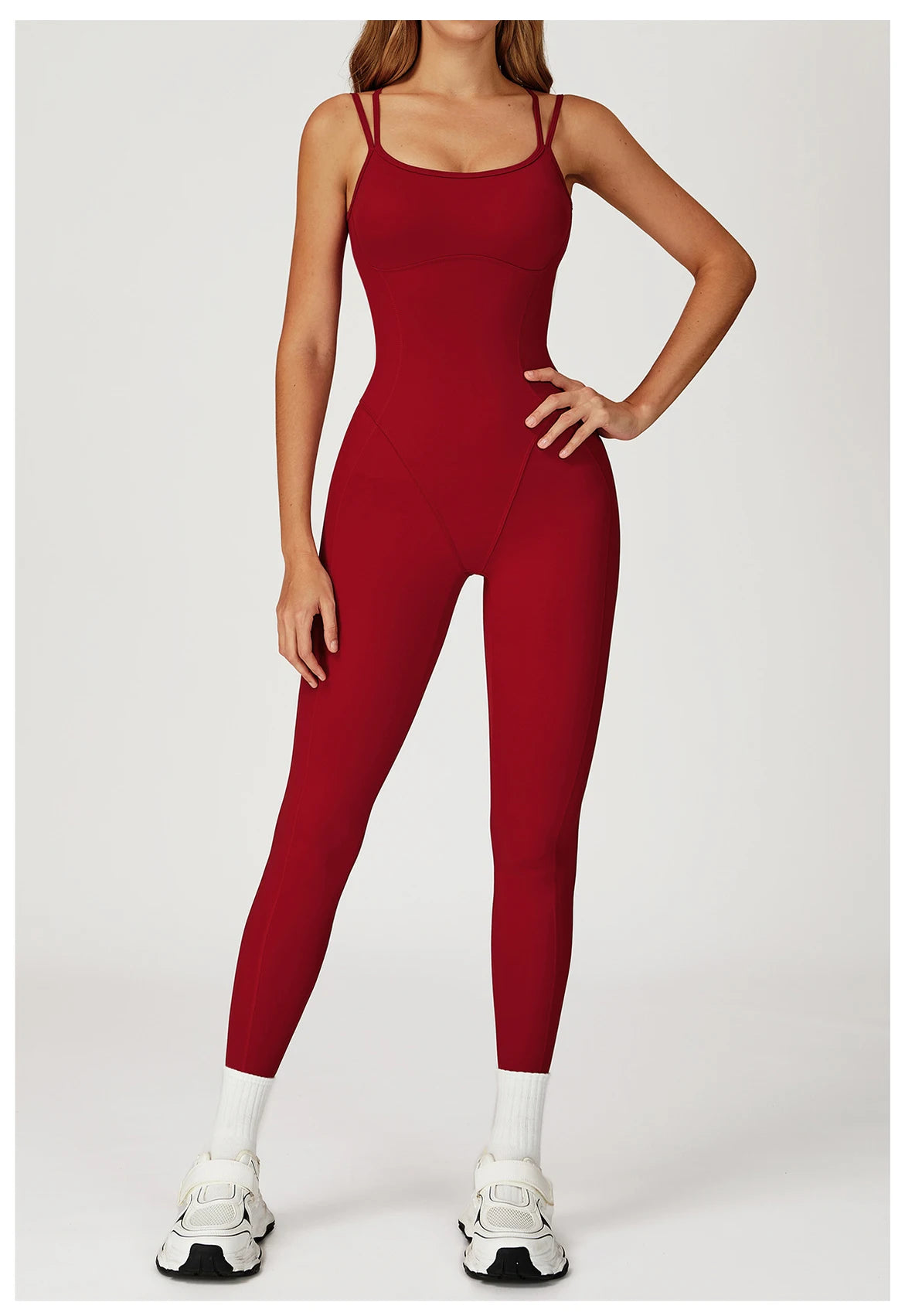Aria Freeform Jumpsuit Cross Back Strap Backless Women One Piece Yoga Suit