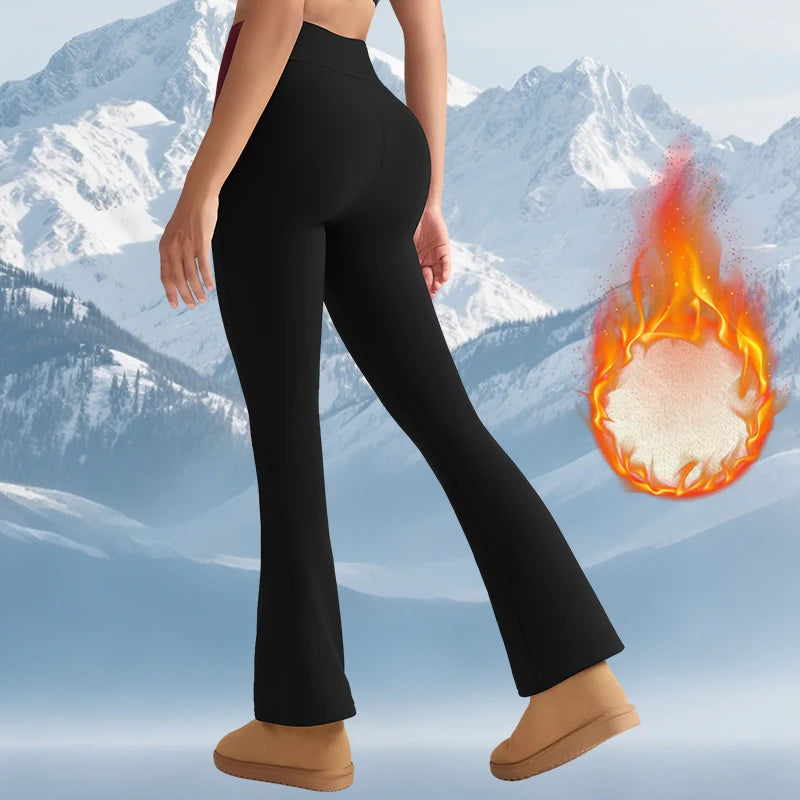 Everline All-Day Warm Fleece Leggings High Waist Tummy Control