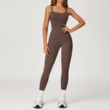 Aria Freeform Jumpsuit Cross Back Strap Backless Women One Piece Yoga Suit