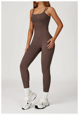 Aria Freeform Jumpsuit Cross Back Strap Backless Women One Piece Yoga Suit