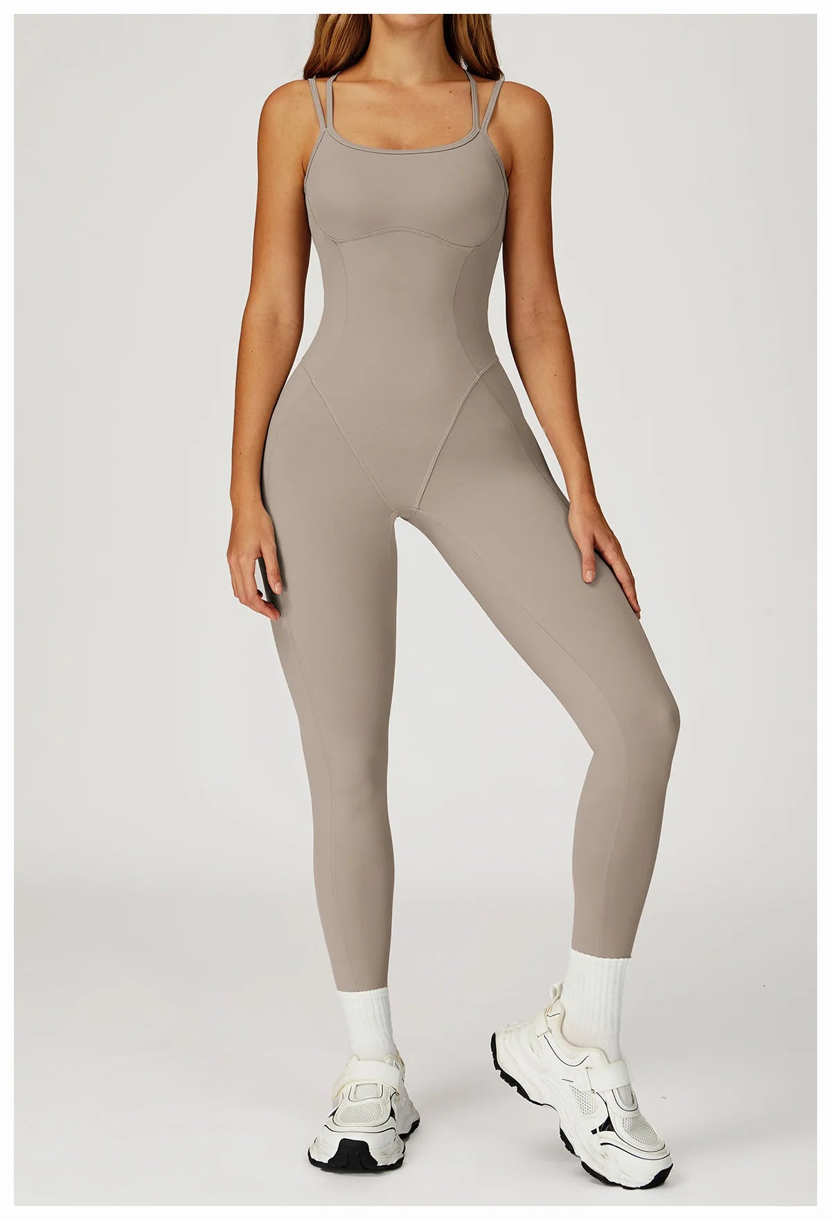 Aria Freeform Jumpsuit Cross Back Strap Backless Women One Piece Yoga Suit