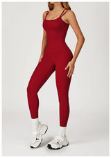 Aria Freeform Jumpsuit Cross Back Strap Backless Women One Piece Yoga Suit
