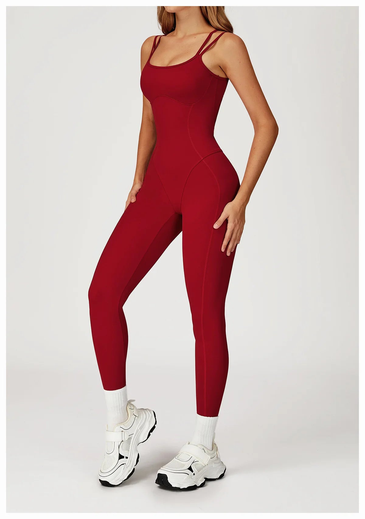 Aria Freeform Jumpsuit Cross Back Strap Backless Women One Piece Yoga Suit