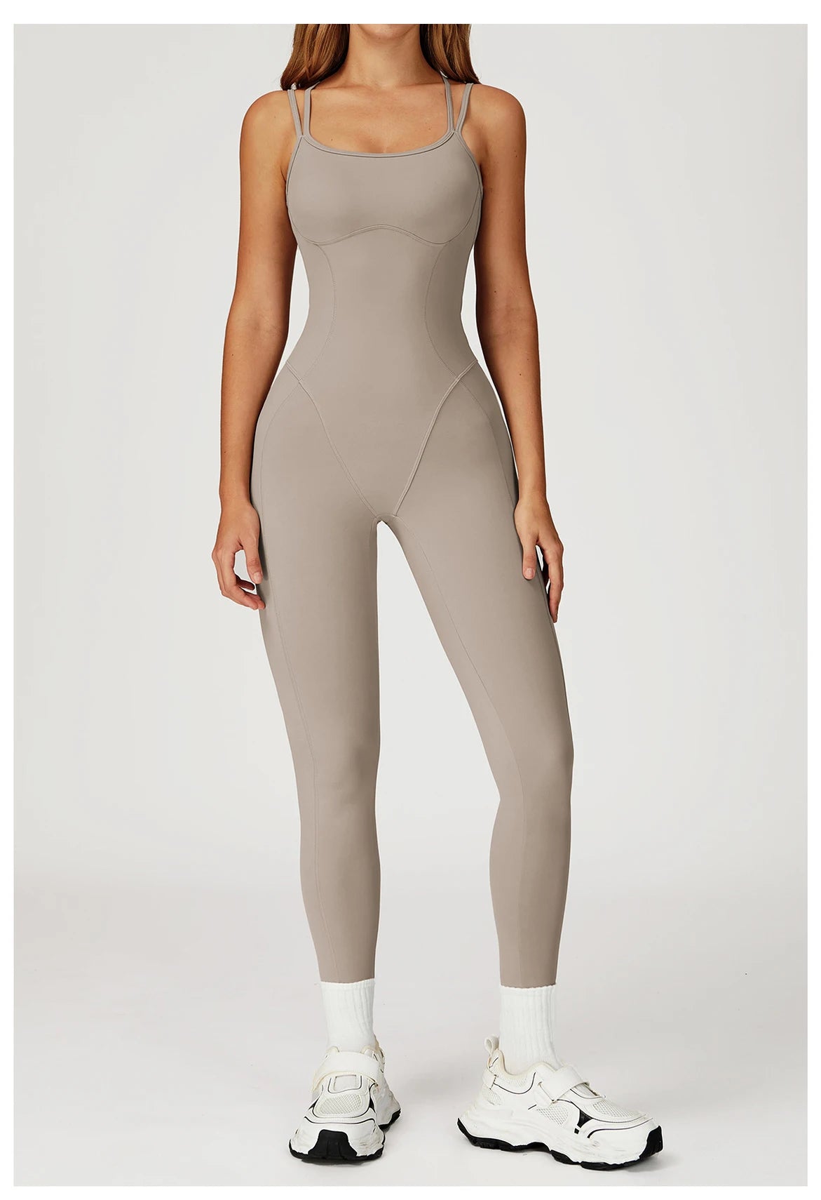 Aria Freeform Jumpsuit Cross Back Strap Backless Women One Piece Yoga Suit