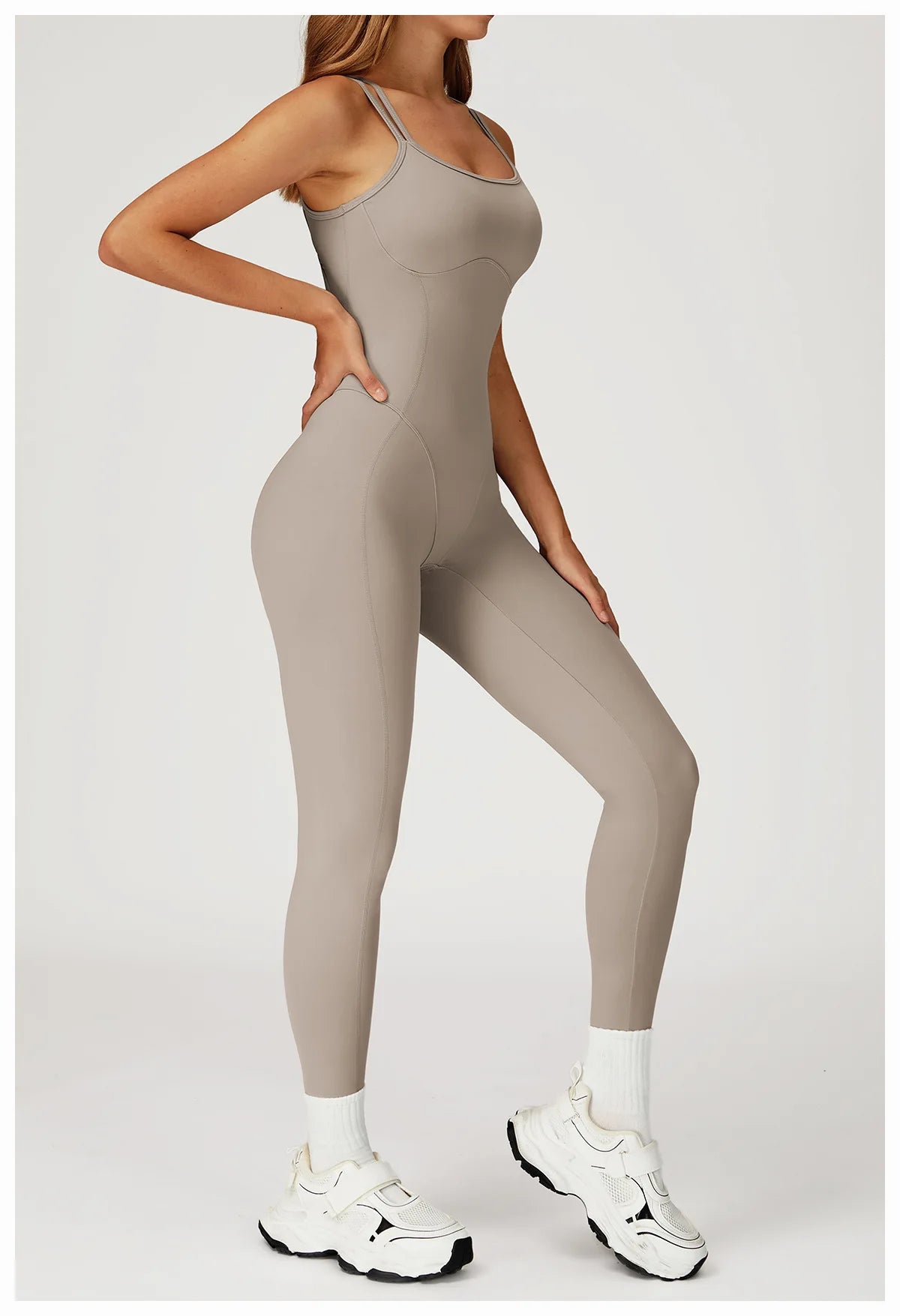 Aria Freeform Jumpsuit Cross Back Strap Backless Women One Piece Yoga Suit
