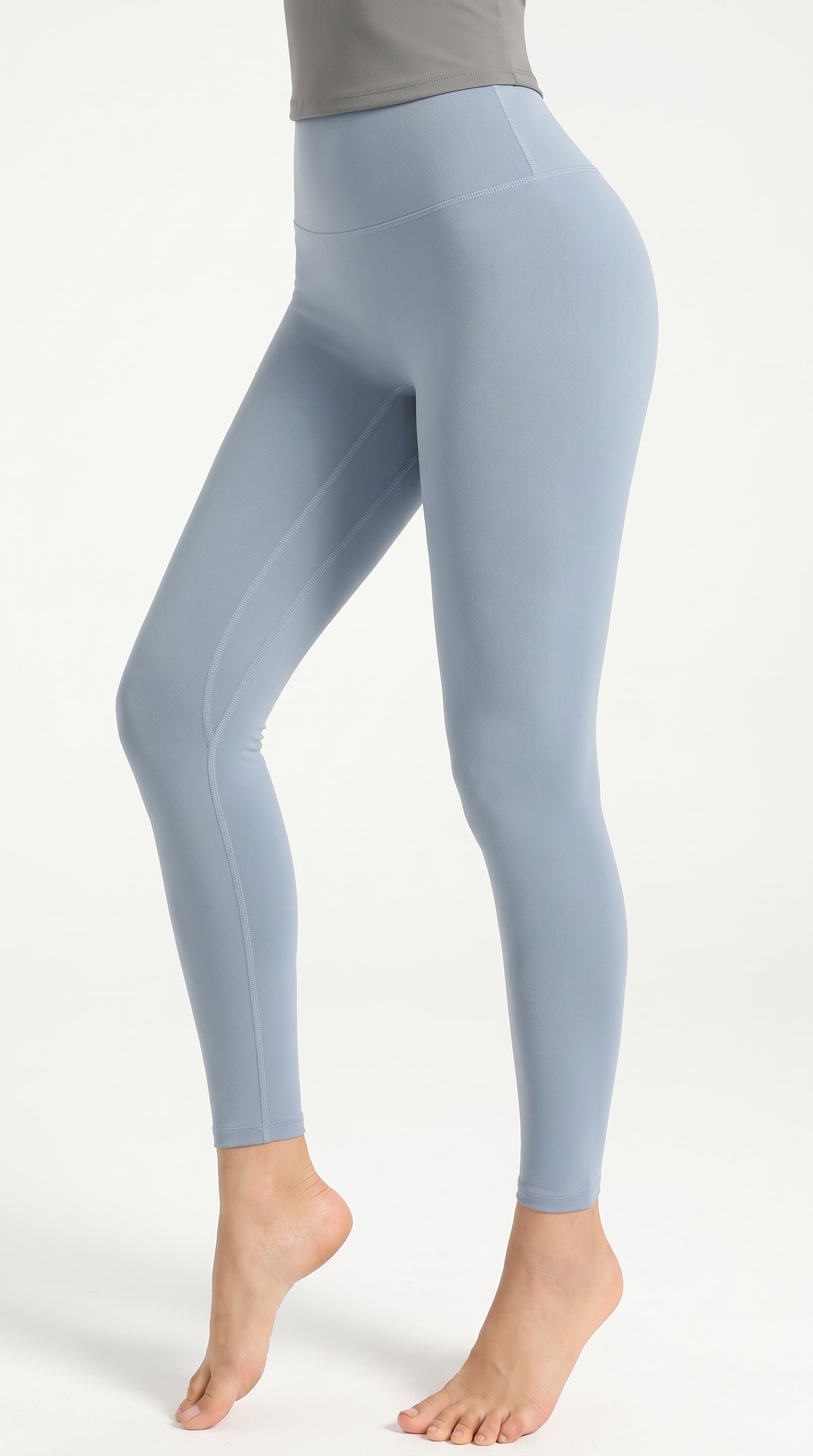 Ultra Soft Seamless Naked High-Waist Plain Legging