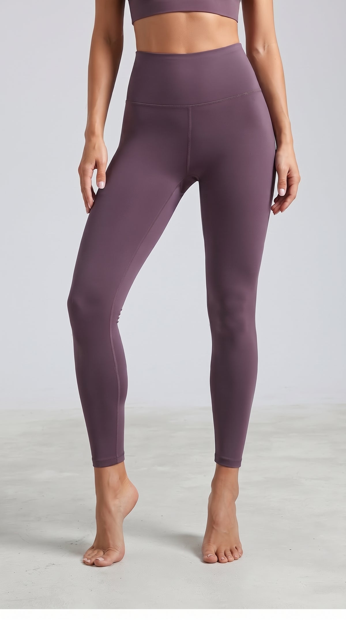 Ultra Soft Seamless Naked High-Waist Plain Legging