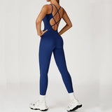 Aria Freeform Jumpsuit Cross Back Strap Backless Women One Piece Yoga Suit