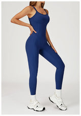 Aria Freeform Jumpsuit Cross Back Strap Backless Women One Piece Yoga Suit