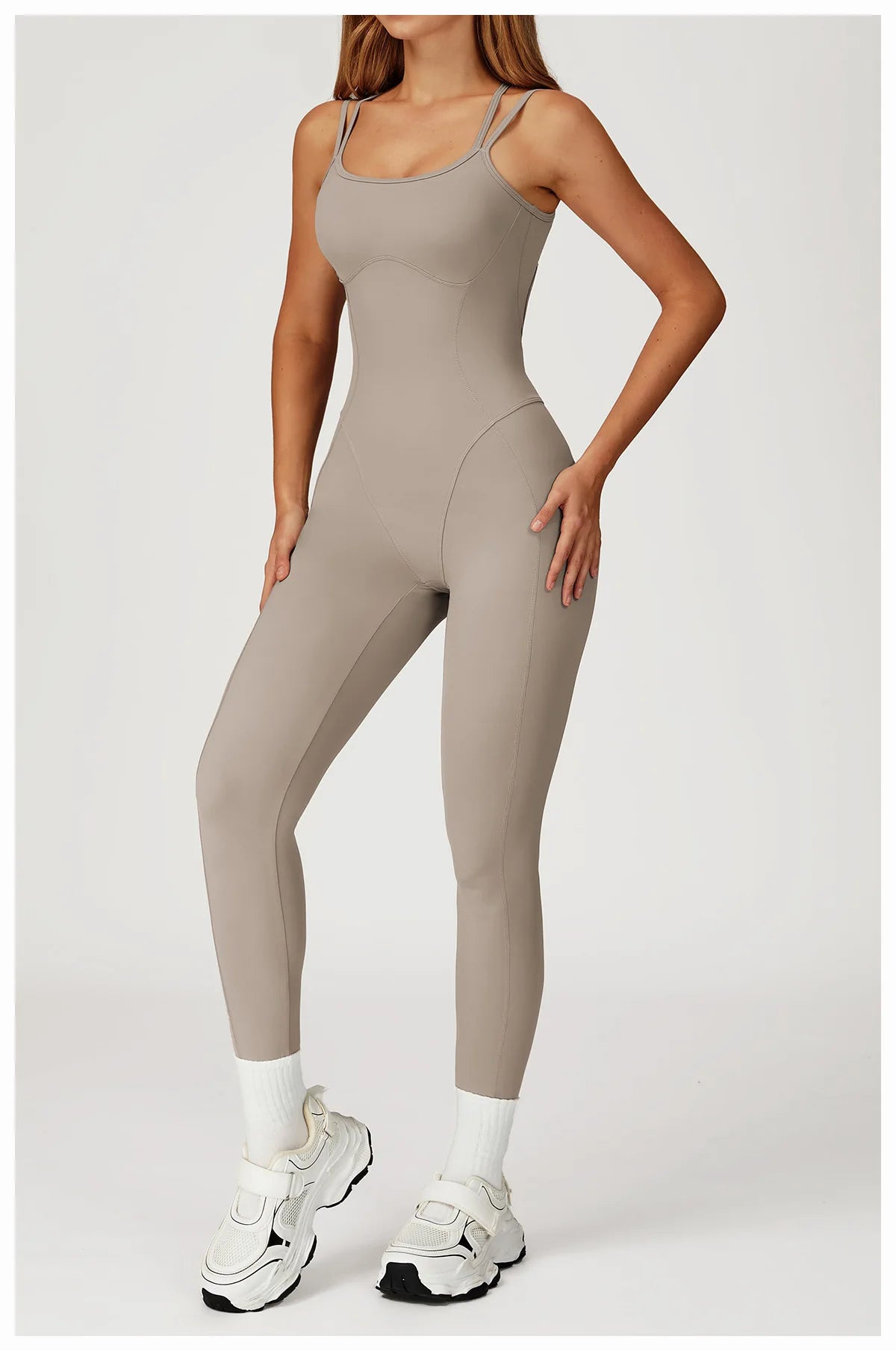 Aria Freeform Jumpsuit Cross Back Strap Backless Women One Piece Yoga Suit