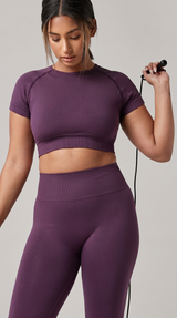 Women Yoga Top Seamless Sport T Shirts Fitness Clothes Short Sleeve Yoga Shirt Gym Top Running Active Wear Sport Top