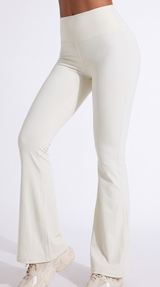 Peach Flared Pants for Women's Yoga High Waisted and Hip Lifting Tight Pants Wide Leg Fitness Pants Quick Drying