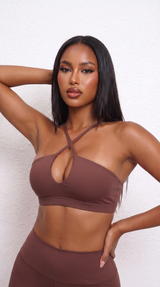'Ignite' Women's Running Sports Bra Cross-Back Fast-Drying Breathable Seamless Yoga Tank Top