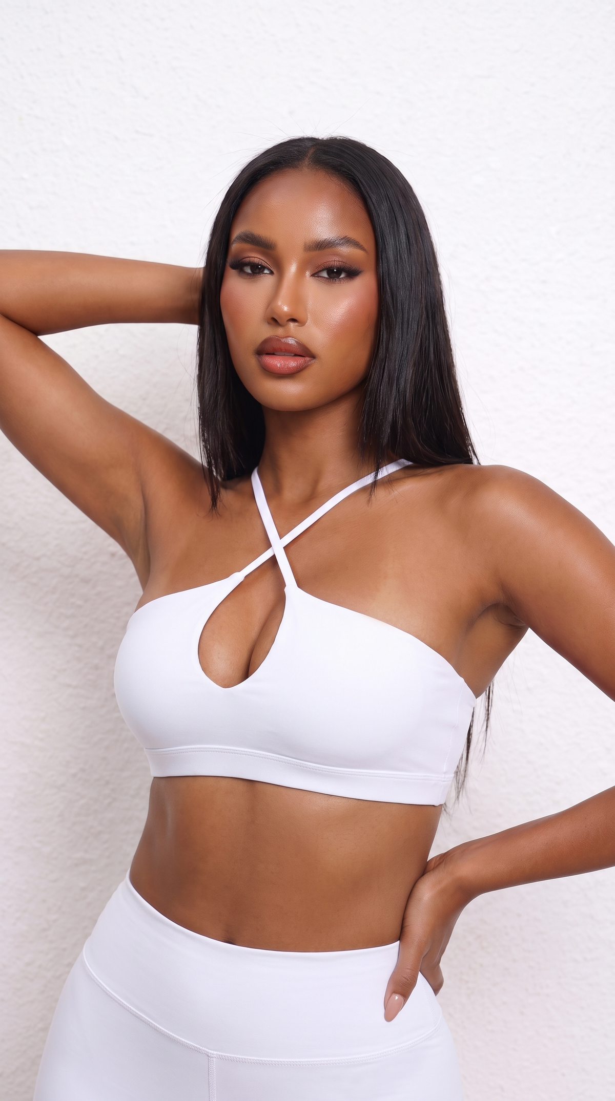 'Ignite' Women's Running Sports Bra Cross-Back Fast-Drying Breathable Seamless Yoga Tank Top
