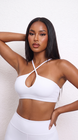 'Ignite' Women's Running Sports Bra Cross-Back Fast-Drying Breathable Seamless Yoga Tank Top