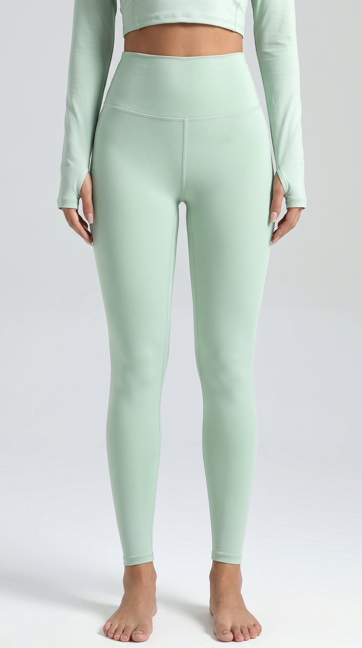 Ultra Soft Seamless Naked High-Waist Plain Legging